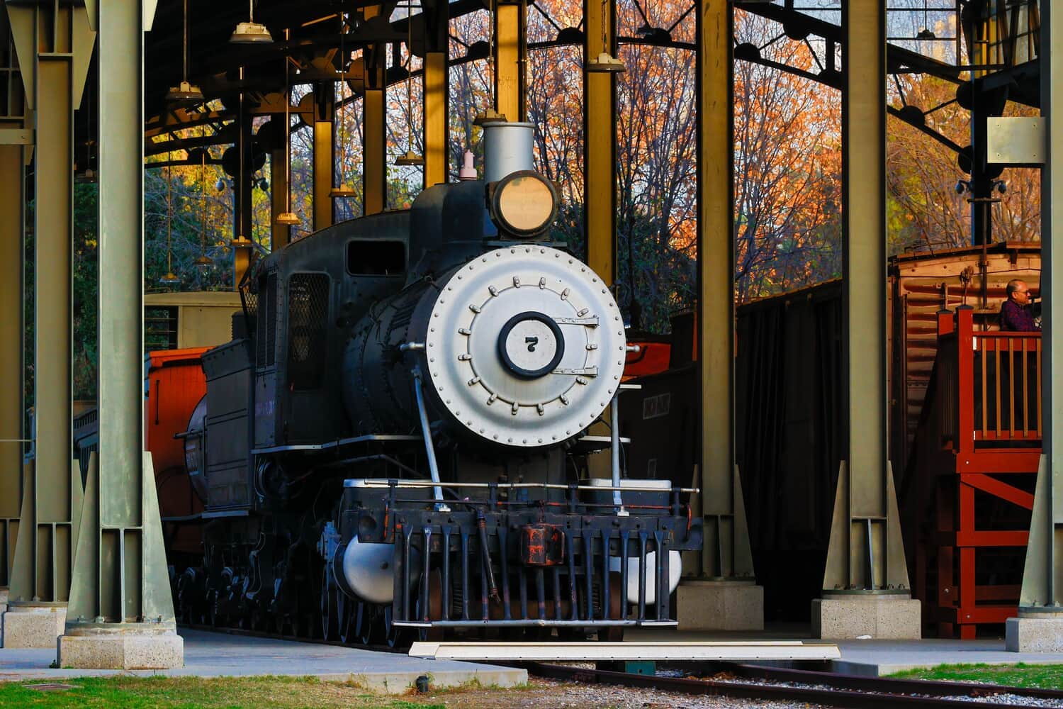 An old train museum